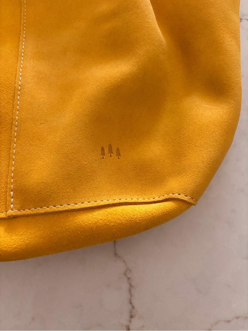 Portland Leather Oversized Devon Suede Tote - Picture 3 of 7